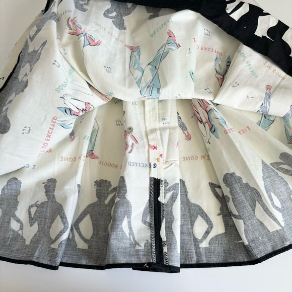 Bernie Dexter Rockabilly Idol White Retro Style Strappy Cotton Dress Size Small - Picture 6 of 9